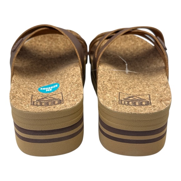 REEF Women's Kaia Cross Sandals Slip On Flat Comfort Summer Beach Casual, Size 7 - Picture 7 of 9